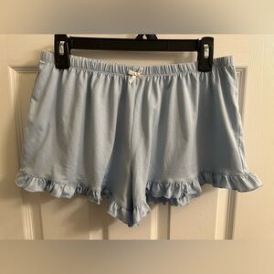 Pj Couture Pj Pajama Shorts Womens Size Medium Sleepwear Light Blue